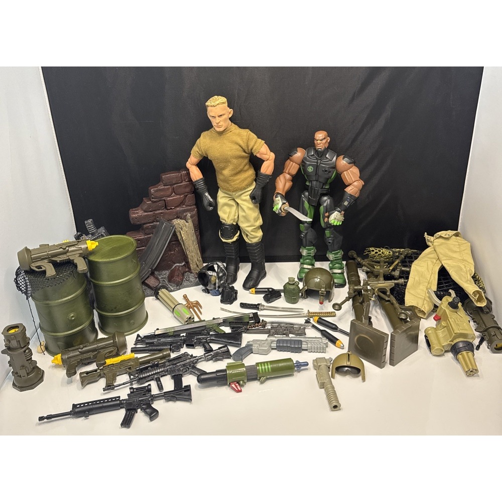 G.I. Joe & Lanard Corps Action Figure Lot From 2000s Figures/weapons‎